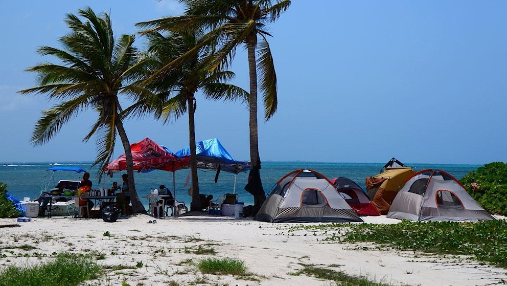 Camping in Cayman for Explore Cayman