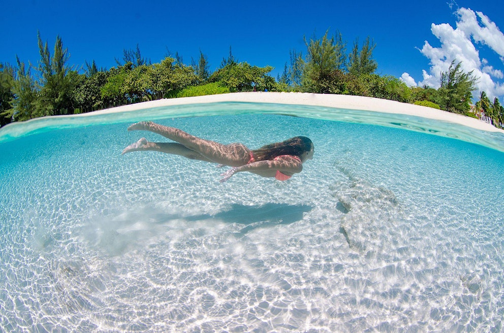 Swimming in cayman
