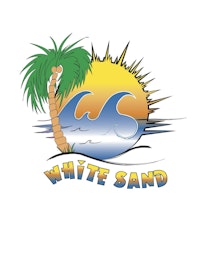 White sand water sports logo